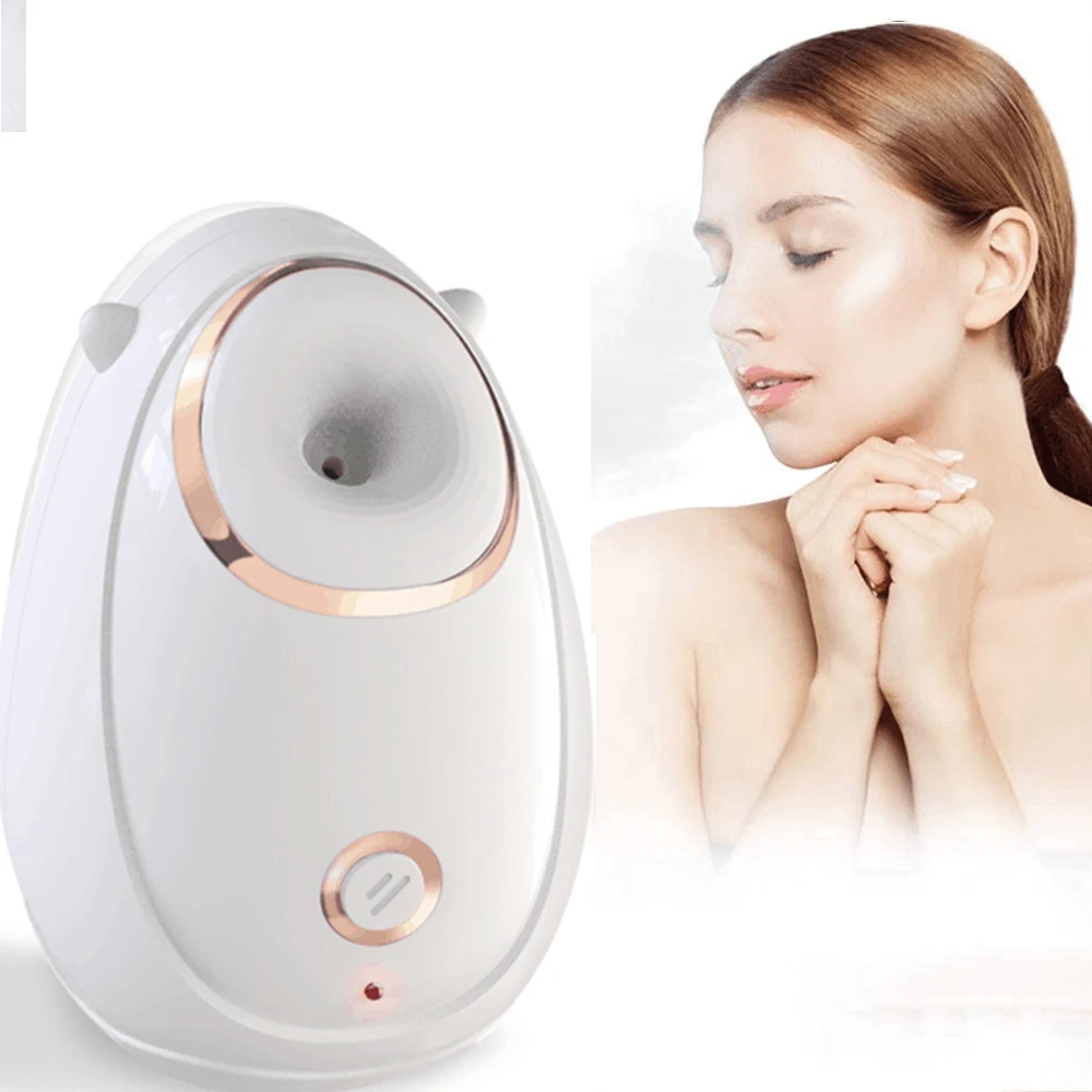 Professional Face Steaming 2 In 1 warm home Electric skin Deep cleaner Spa sauna Ozone Steam Nano Ionic portable Facial Steamer