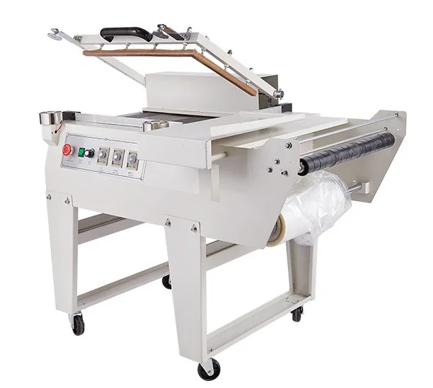 Manual Film L Bar PVC POF Cutting Heat Heating Sealer Sealing Shrink Wrapping Machine Plastic 15pcs/min