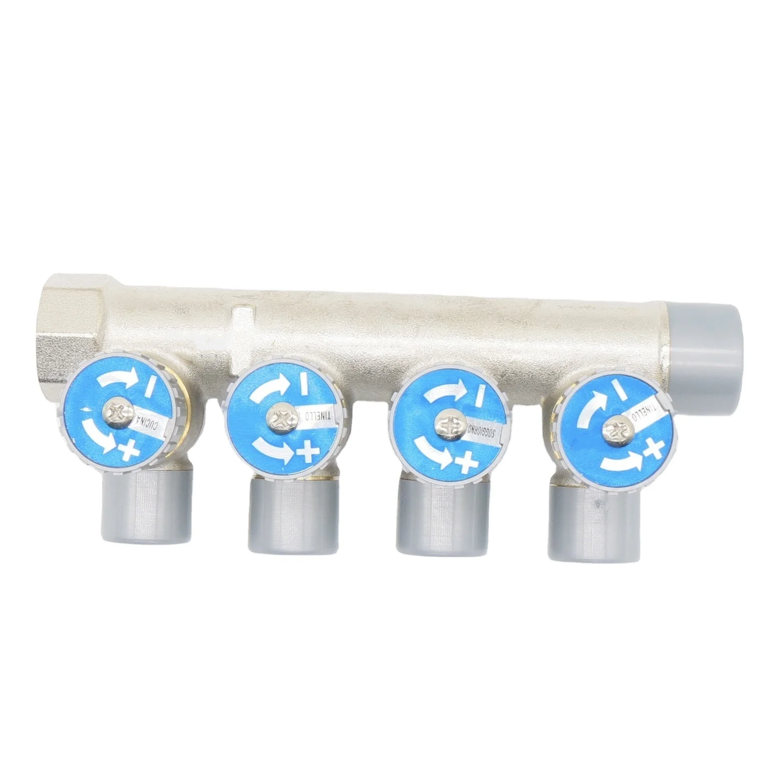 Forged Brass Manual Radiant Heat Manifold house heating set  manifold exhaust