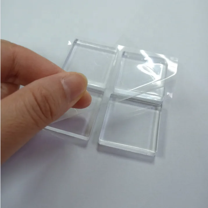 Custom Size Shape Reusable Transparent Washable Sticky Pu Adhesive Nano Double Sided Tape
