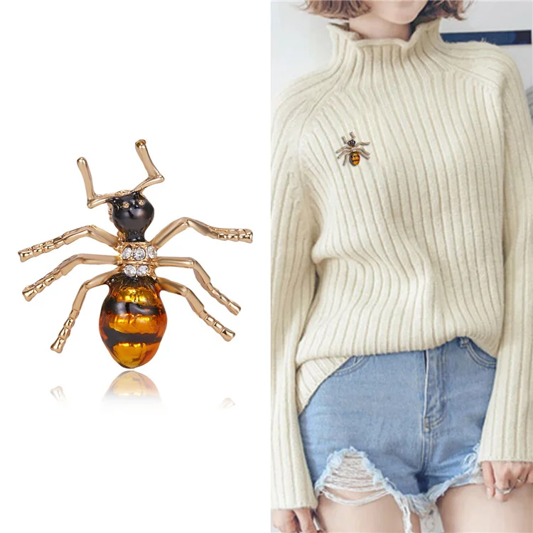 Halloween Pumpkin Spider Napkin Rings Metal Alloy Serviette Animal Brooch Pins