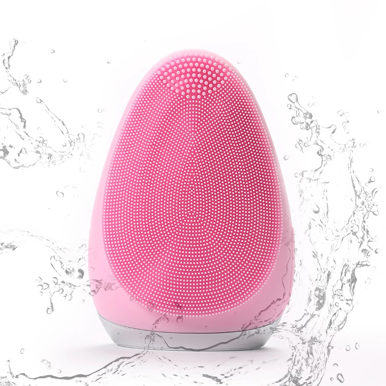 2023 Electric Waterproof Silicone  Face Brush Facial Exfoliating Cleaning device