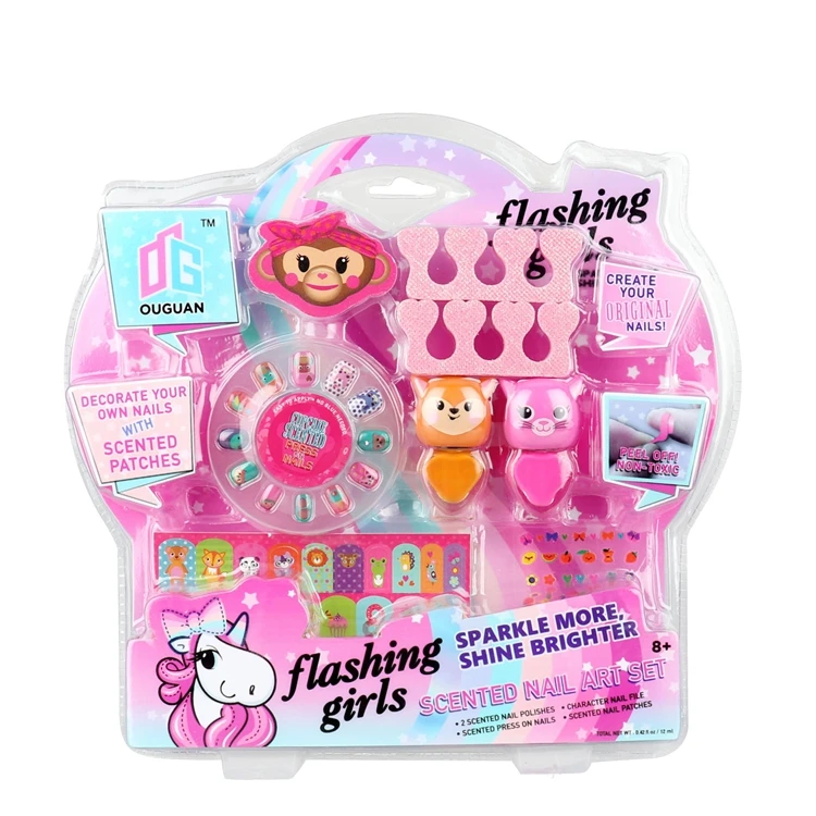 Игрушечная игрушка для детей сверкающая ярче набор маникюра