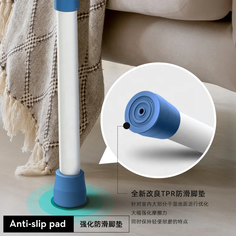 HEPO LQX050004F Medical Grey Folding Steel Bedside Commode Chair Portable Toilet 350 Pound Weight Capacity with 7.5 Qt. Bucket