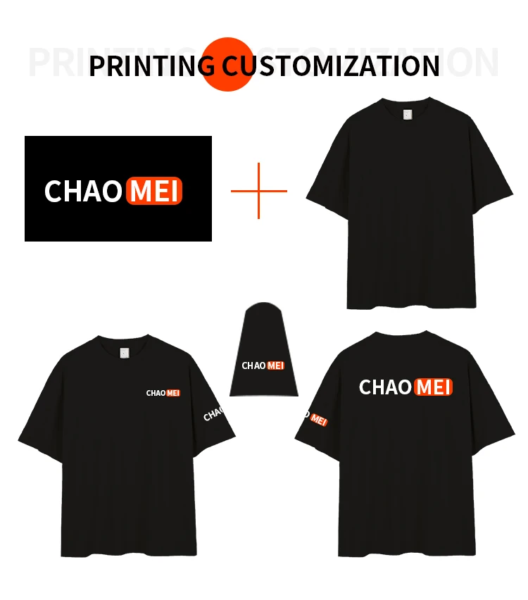 Wholesale 230gsm Combed Cotton Tshirt unisex manufacturer blank plain high street casual oversized tshirt