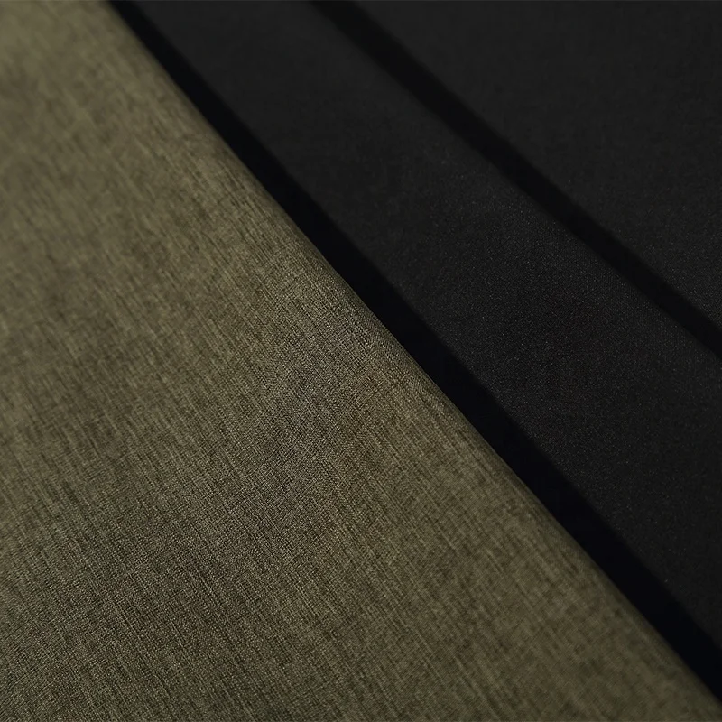 100D polyester 4-way stretch bonded 3 in 1 polar fleece fabric for jacket garment wind coat soft shell