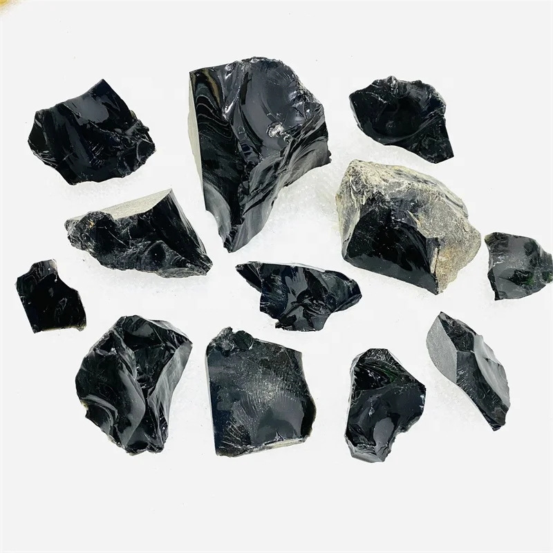 Wholesale Rough Crystal Raw Obsidian Specimen for Healing Decoration