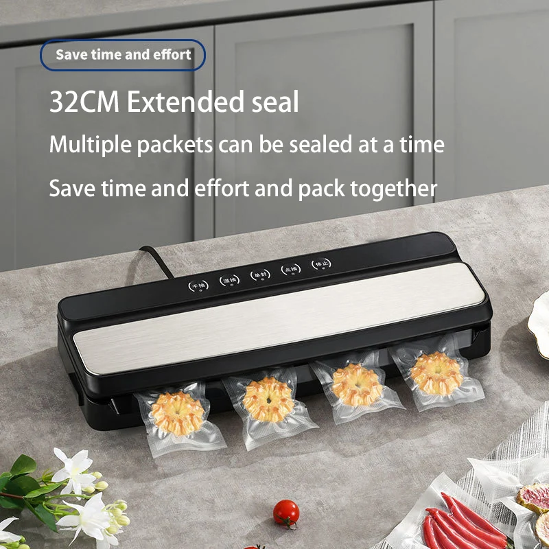mini vacuum sealer 110v 220v 60KPA Food Vacuum Sealer Machine Automatic Air Sealing System for Food Storage Dry Vacuum Sealer