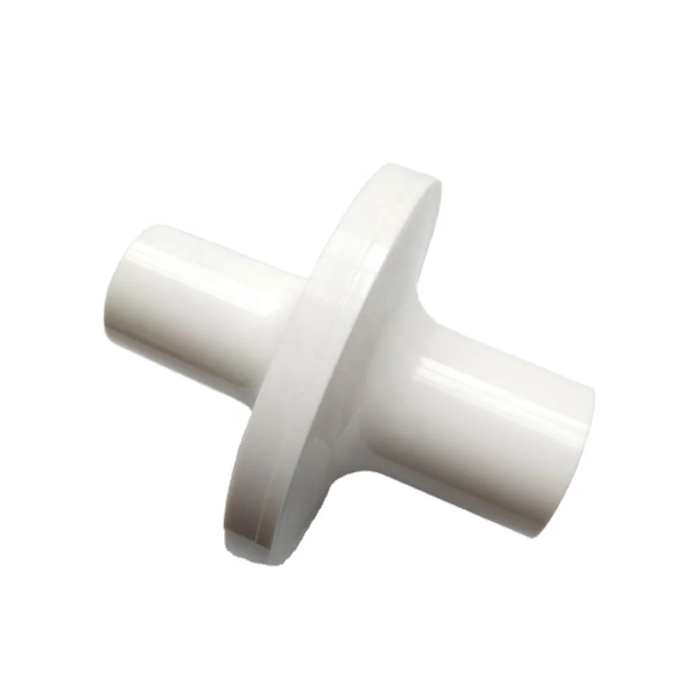 China medical supplies bacterial viral filter with white colour high quality 9cm long ID28mm PP