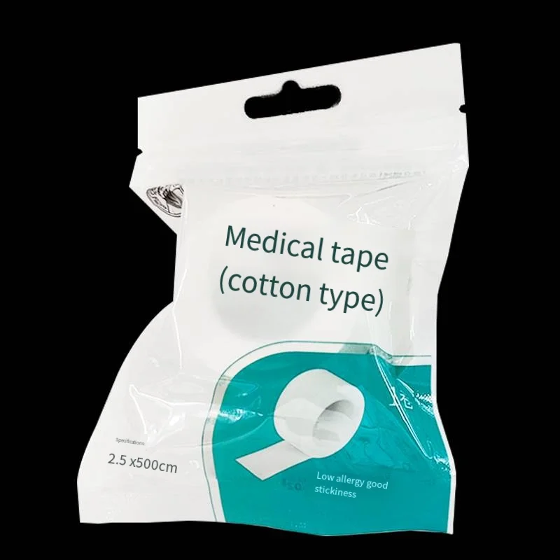 Хирургическая лента фиксационная для ухода за ранами хлопковая хирургическая медицинская в индивидуальной упаковке