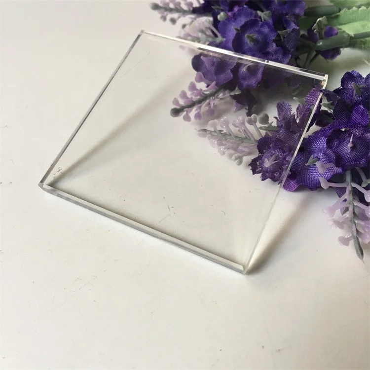 Glass factory customized Rectangle discovery 4 back light custom lamp glass cover for  LED light