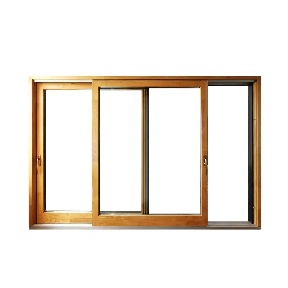 WIND customizable aluminum clad wood frame common aluminum door sill lift sliding window