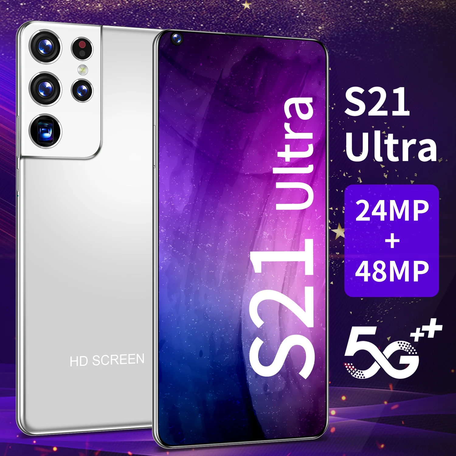 Hote Sale 7.3inch Smartphone High quality S21 UItra mobile phones4G 5G 512GB Original Unlock Android Phone