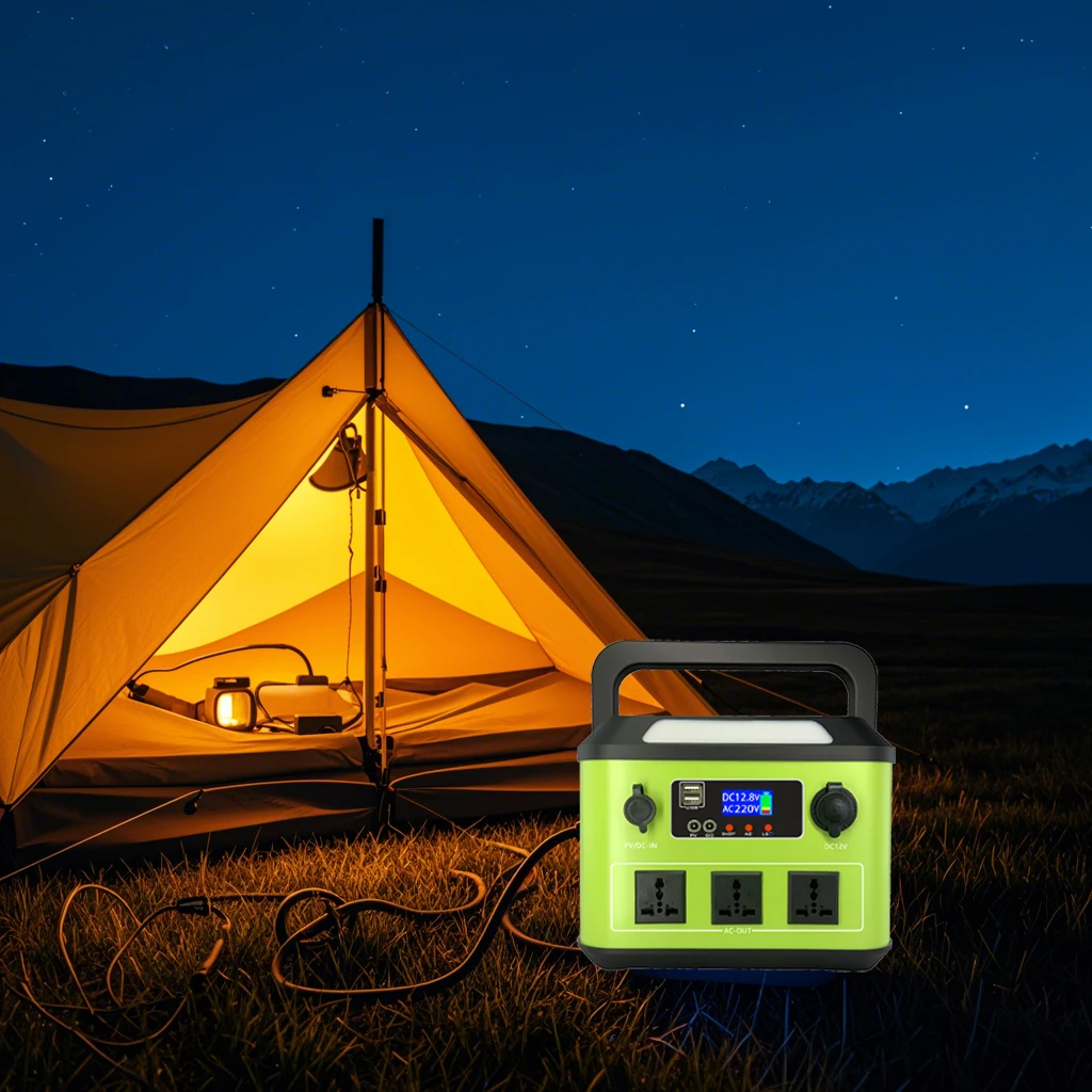 Home back up 1000W Solar Power Station 800WH 12VSolar Generator power station