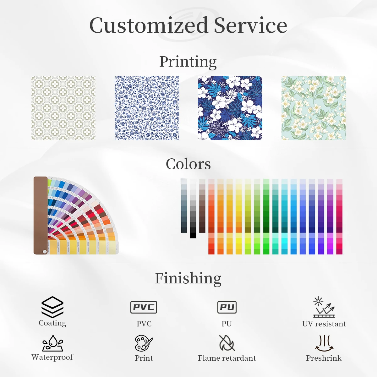 Custom 100% polyester waterproof embossing Fabric outdoor high stretch pongee coated printed fabric for down jacket