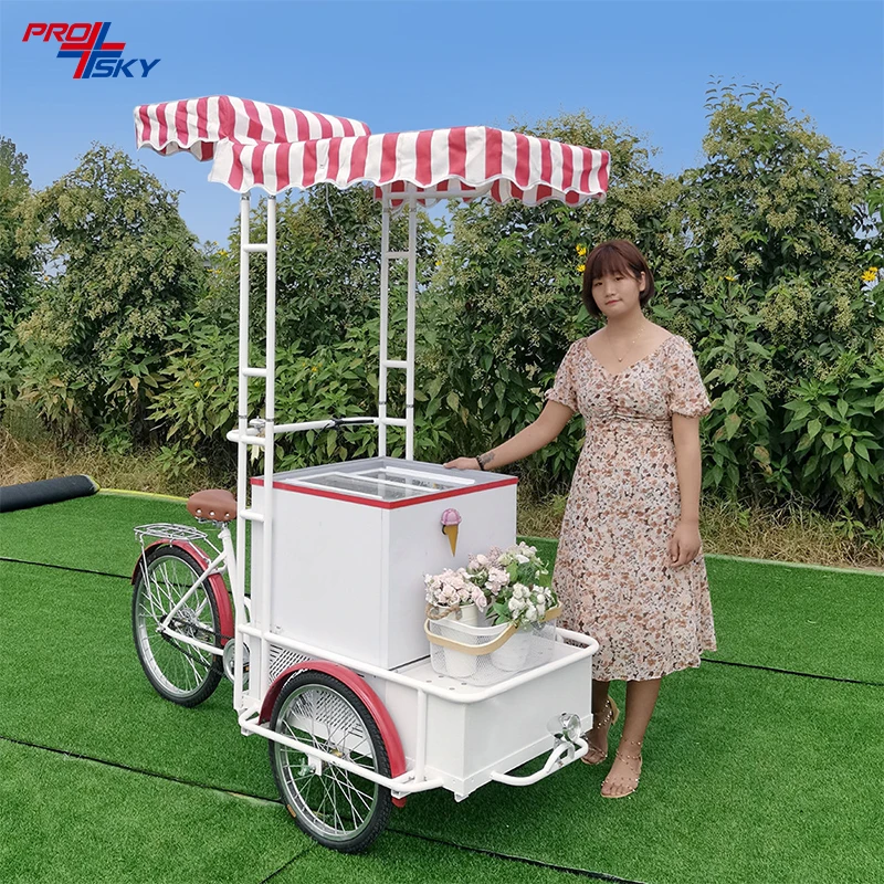 Prosky Customized Mobile Ice Cream/jello/cake quality On Wheels Fast Food Trailer