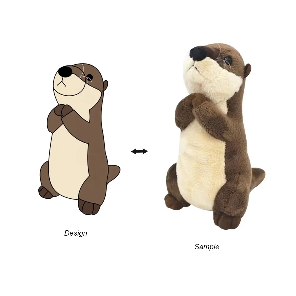 CE ASTM OEM ODM Sloth Custom Plushes Low MOQ Customized stuffed animal toys logo 3d printed High Quality Gift For Kids