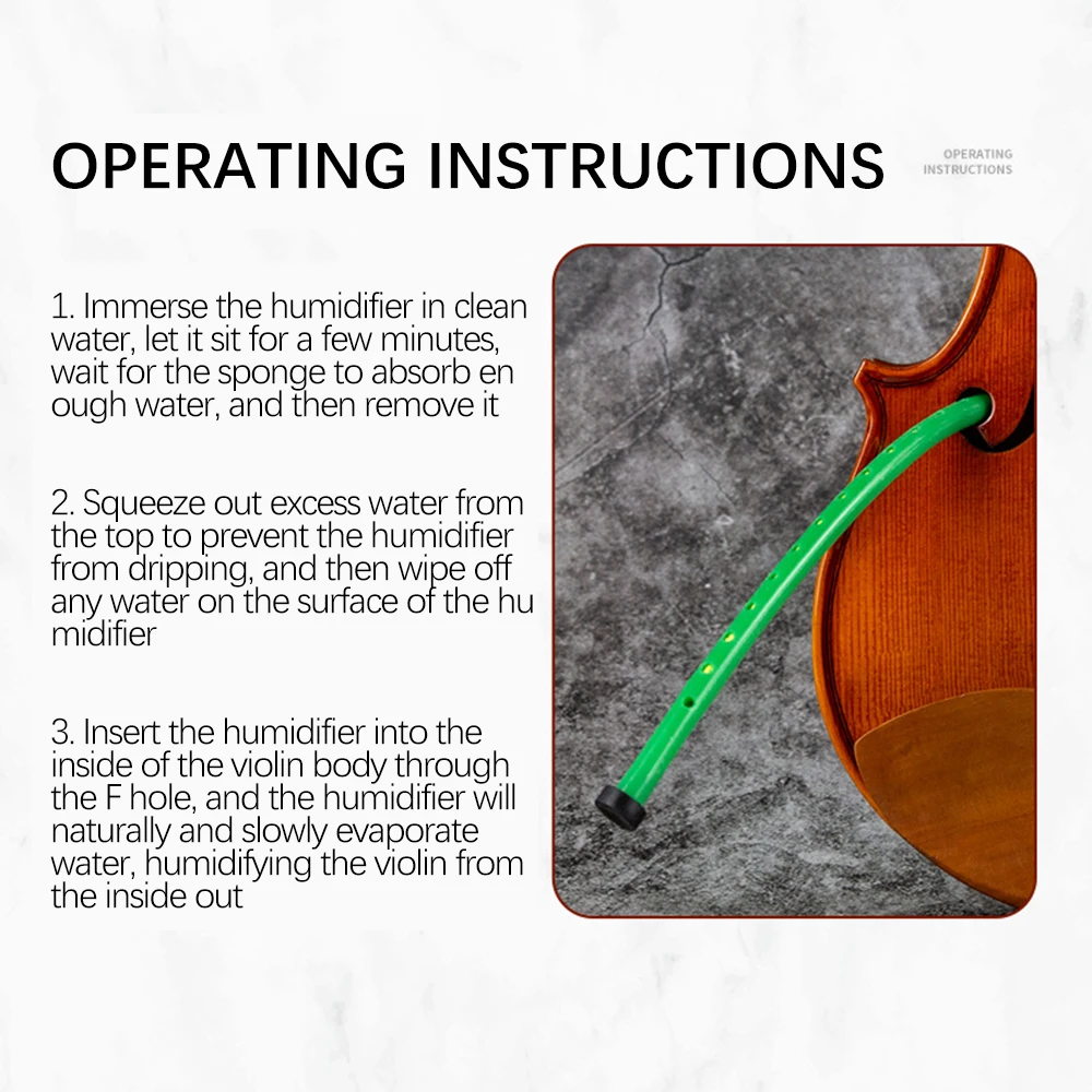 HUASHENG Professional Violin Humidifier for Violin Accessories