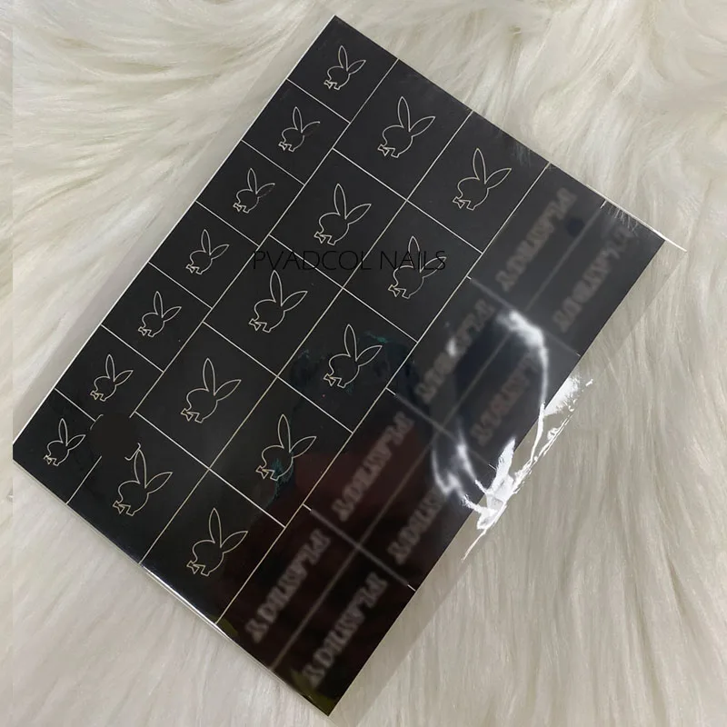 2021 Newest Nail Art Airbrush Stencils for Fun Prints Sticker Decals Airbrush Nails Trendy Salon Manicure Supply