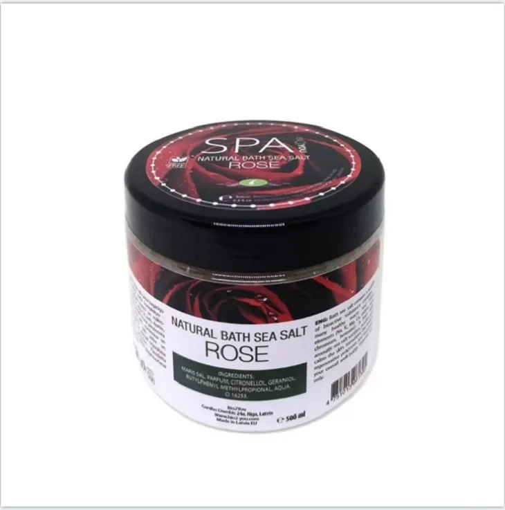 Wholesale High Quality Private Label Exfoliating Sea Salt Body Exfoliator Bath Salts Natural Skin Product Relax Bath Time Adults