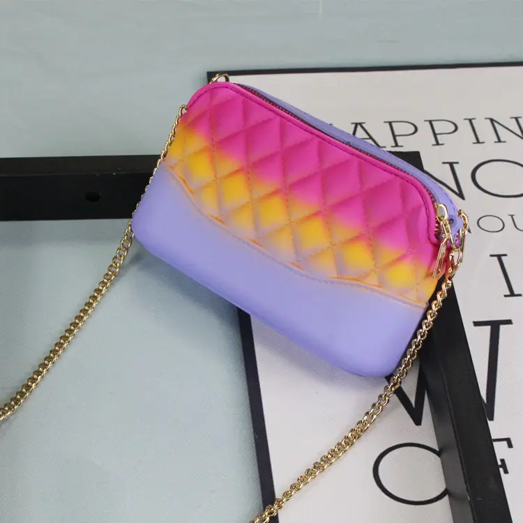 Luxury Women Bags 2020 Shoulder Cheap High Fashion Bags Exquisite Rainbow Ziplock Bags