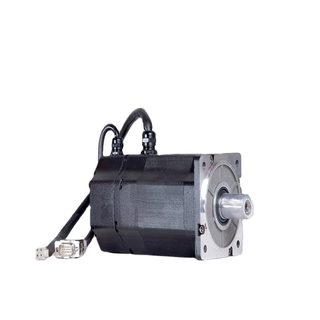 hollow shaft 3000RPM 1.27Nm 400w 200Hz  80 mm frame size ac motor pmsm motor servo motor with drive
