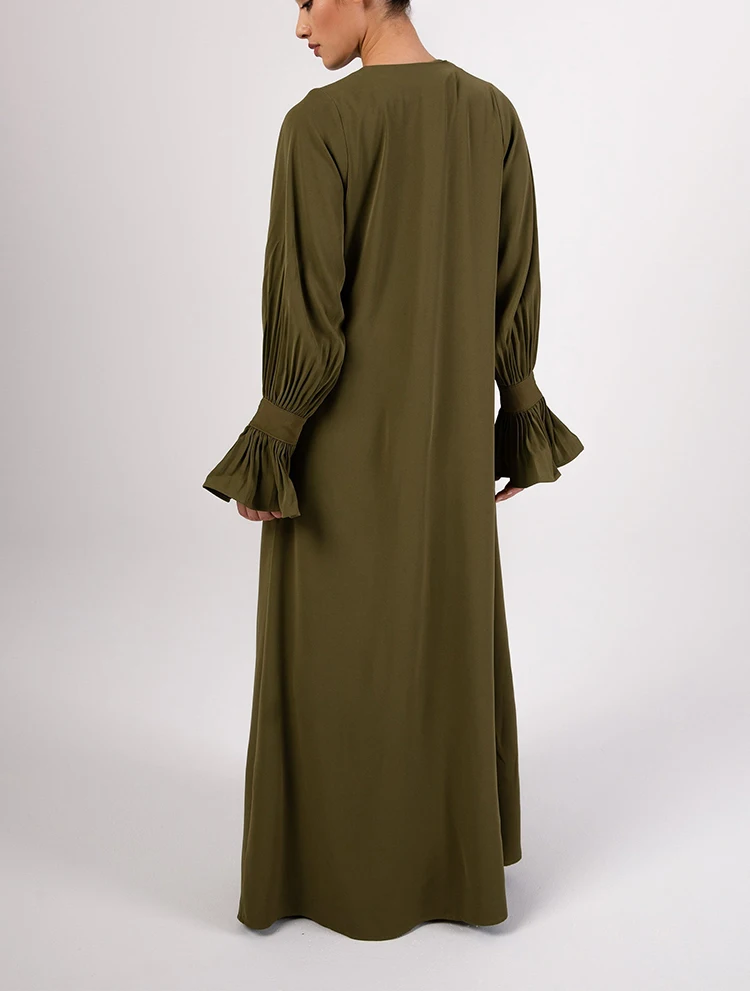 2024 wholesale 2 piece sets turquie dubai open luxury abaya femmes robe musulmane kaftan women muslim maxi long dress