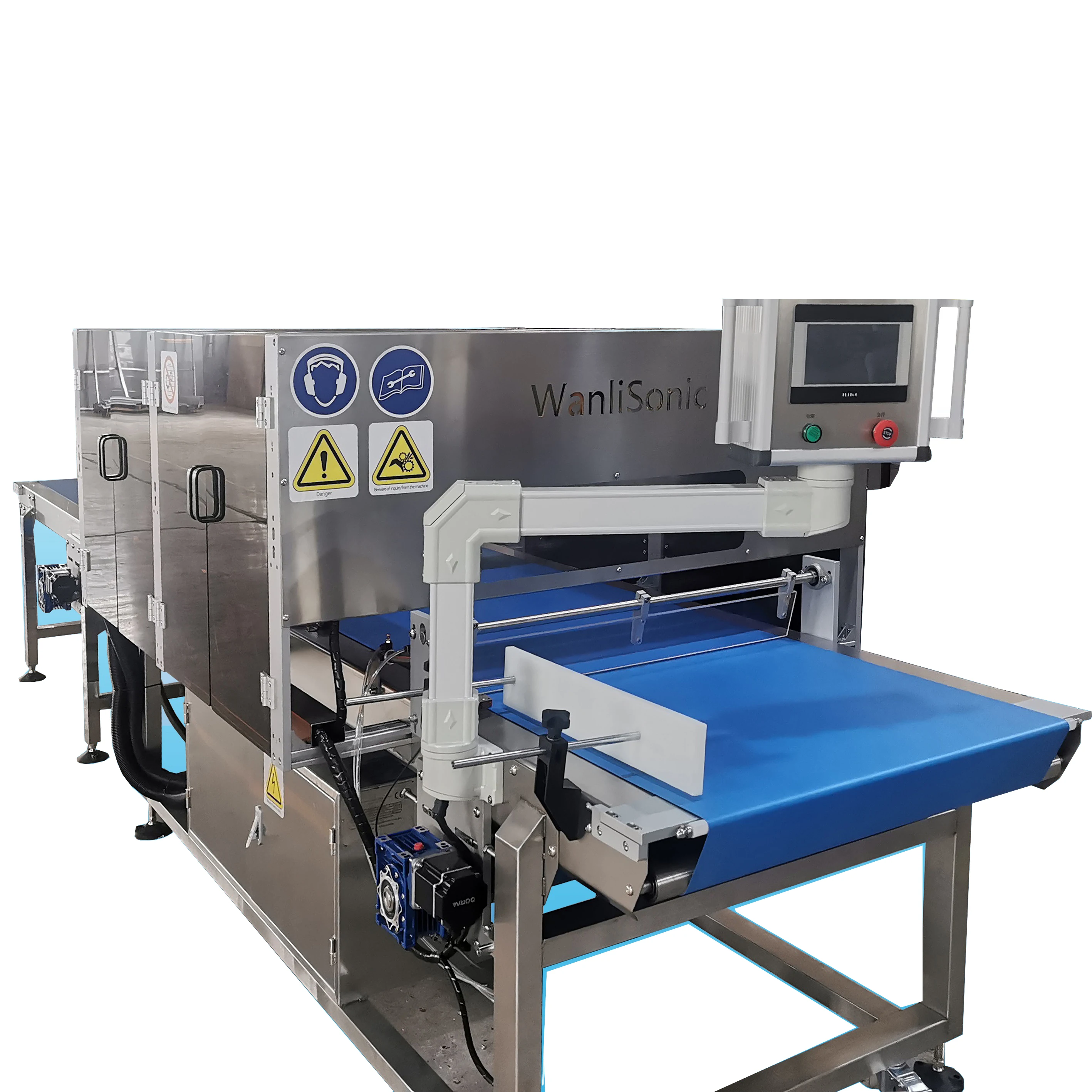 Wanli Group Wholesale Ultrasonic Bread Slicer Machine Production Line Pure Sponge Cake Cutting Processing Equipment