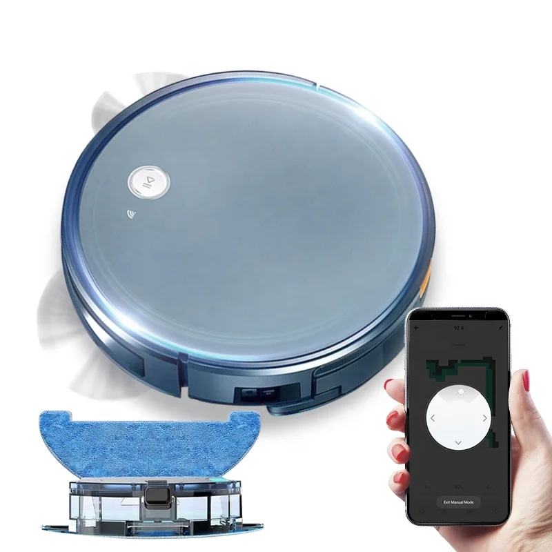 Автоматический робот-пылесос 3 в 1, с Wi-Fi и управлением через приложение
