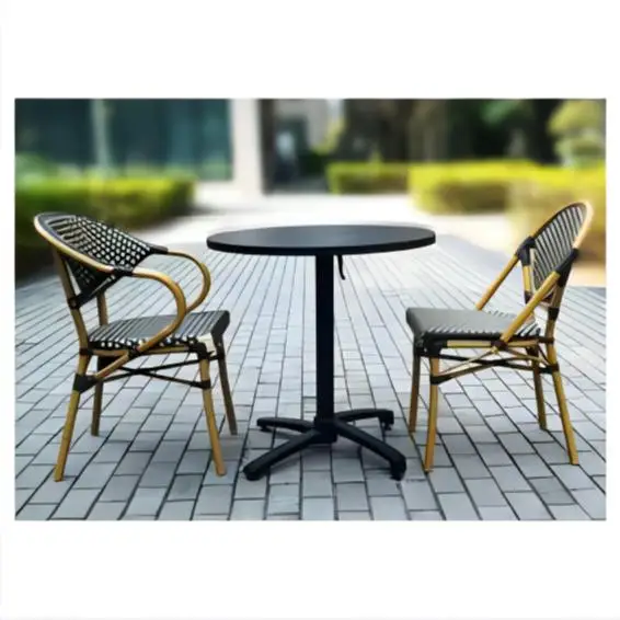 Aluminum Stackable Folding Black Metal Modern Table Legs Industrial Caravan Camper Pedestal Dining Coffee Bar Table Bases