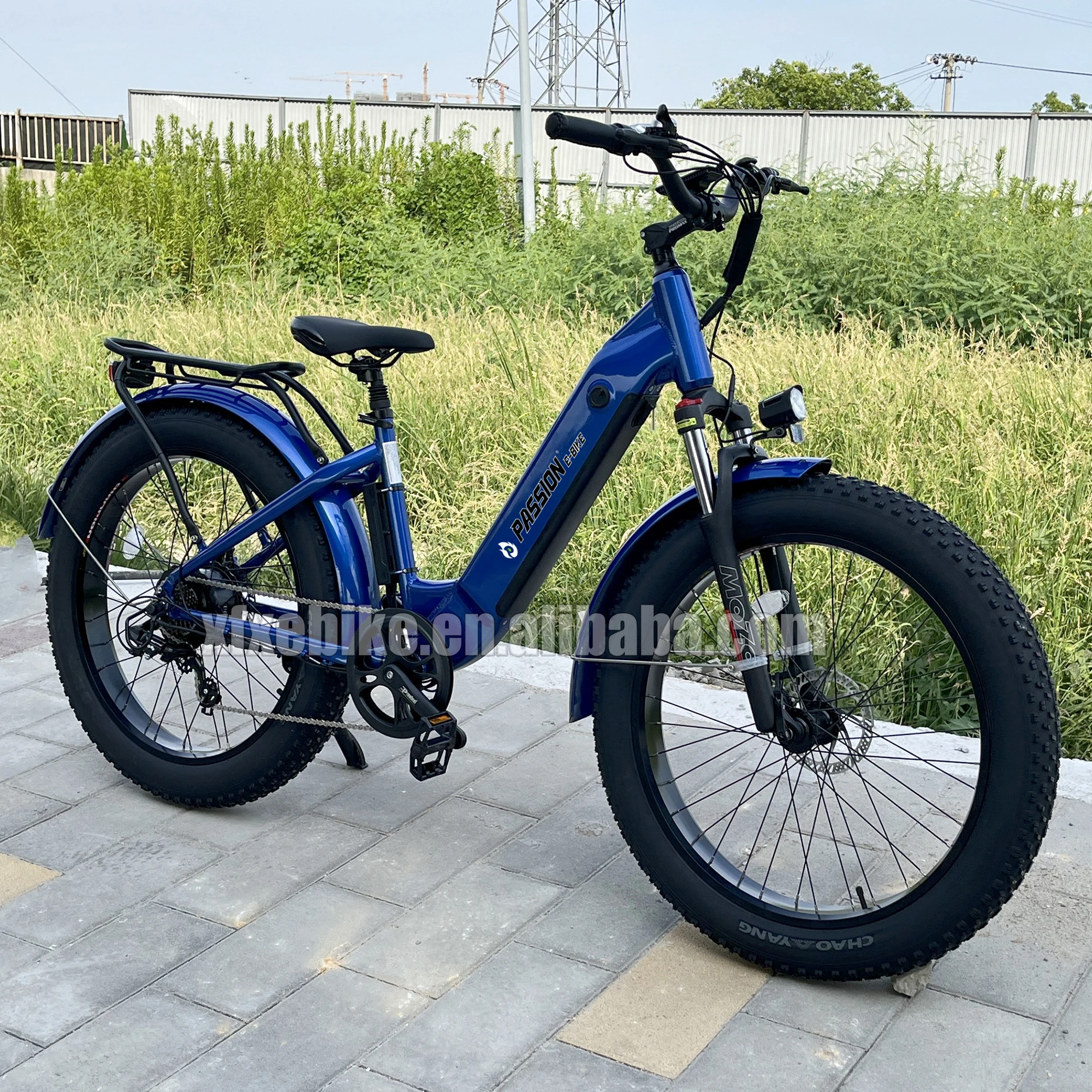 Step Through E Bike Fat Tire Electric Bikes 1000w Fast Shipping 20Ah Hidden E-bike Battery 26' Commuter City Bicycle