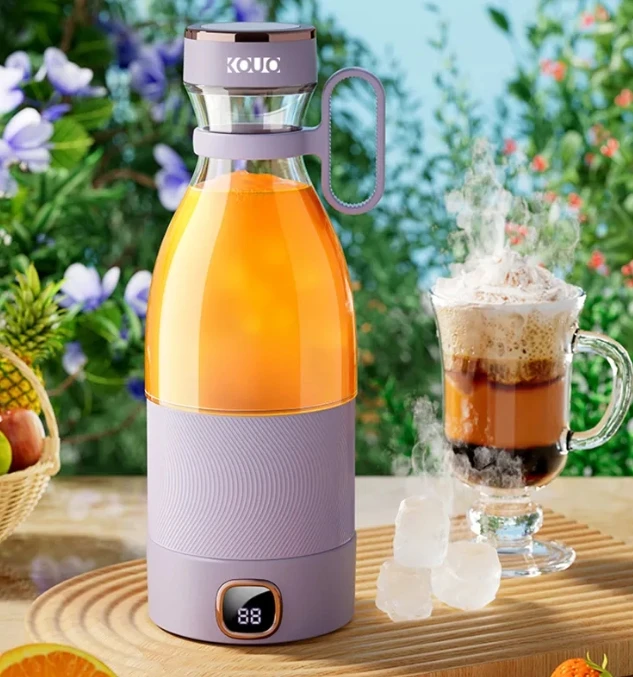 Electric Juicer Cup Portable Wireless USB Mini Blender with 6 Plastic Blades Juices Smoothies juicer machine fruit juicer