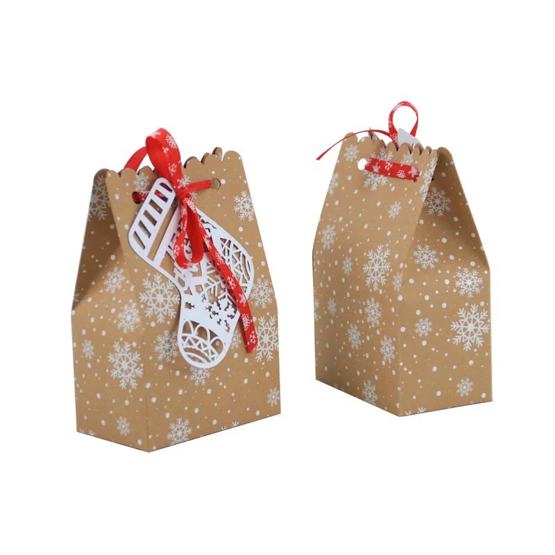 Christmas Cookie Container Packaging Advent Calendar Candy Paper Boxes