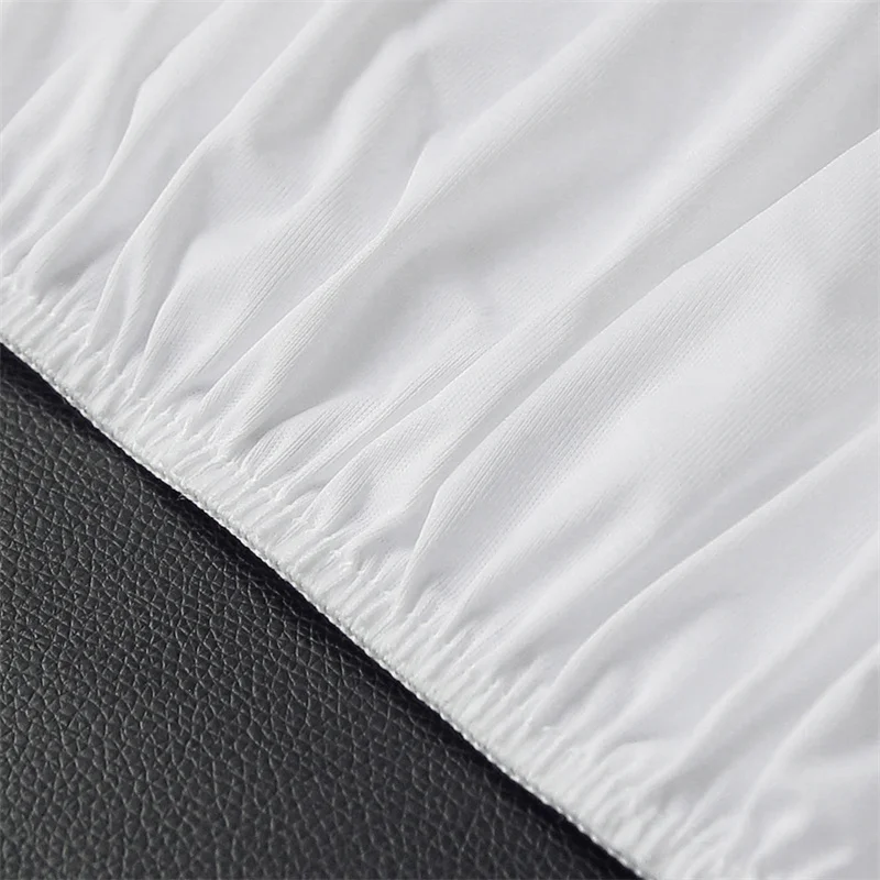 polyester woven brushed microfiber basic white single sheet deep fitted sheets single bed