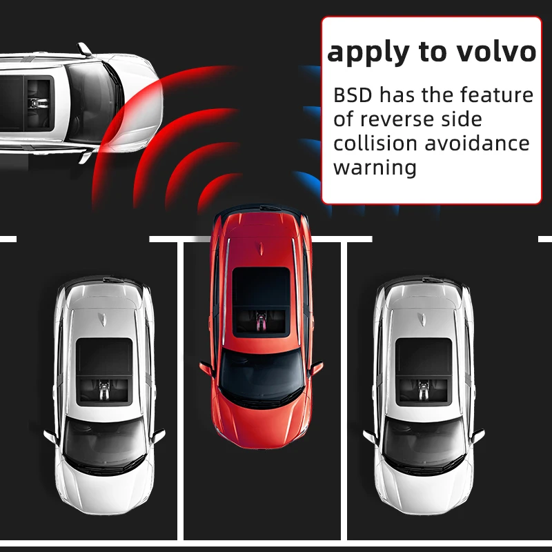 for volvo truck xc90 xc60 fh blind spot monitoring 24ghz Bsd lane change assist blind spot detection system