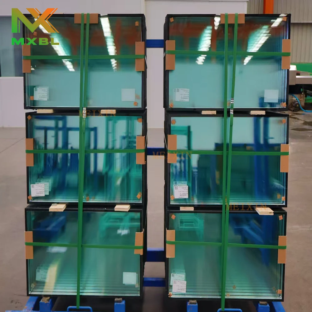 Low-e glass factory tempered hollow insulated glass