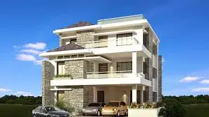 2024 Furnished light steel structure prefabricated luxury  prefab house house prefabricated homes villas