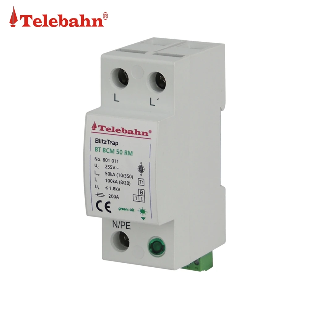 Class I  8/20 In 100Ka  Indelec Smart Lightning Protection With Remote  Control  Suspension Lightning Protection System