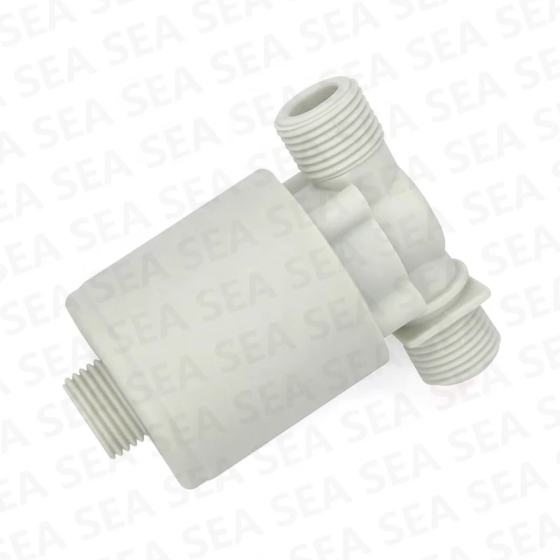 SEA FQF-02 Plastic POM Float Ball Valve With Solid Magnet Ball Ball Valve For Water Tank Water Tower
