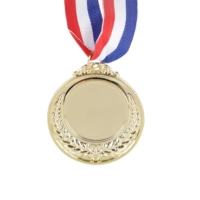 Customized logo sport award metal gold silver bronze blanks for medals