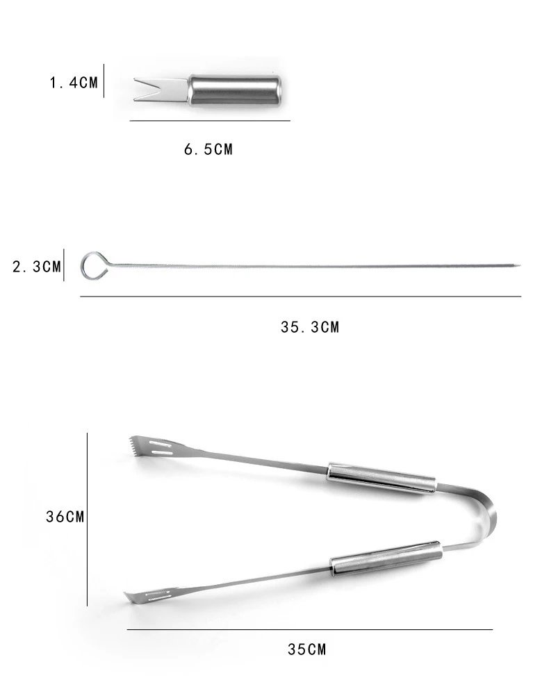 Custom Wholesale Stainless Steel Portable Multifunctional Camping Kitchen Bbq Tools Set Utensils Outdoor Barbecue