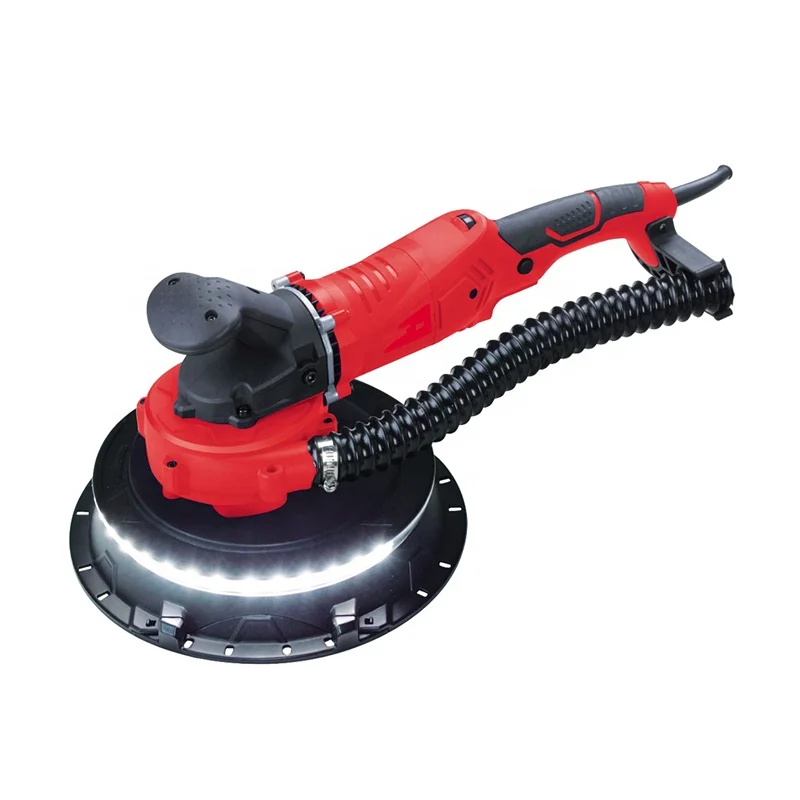 Electric Random Orbital Drywall Sander Portable Plaster Smoothing Machine Power Tools Wall Grinding Machine with LED Lights