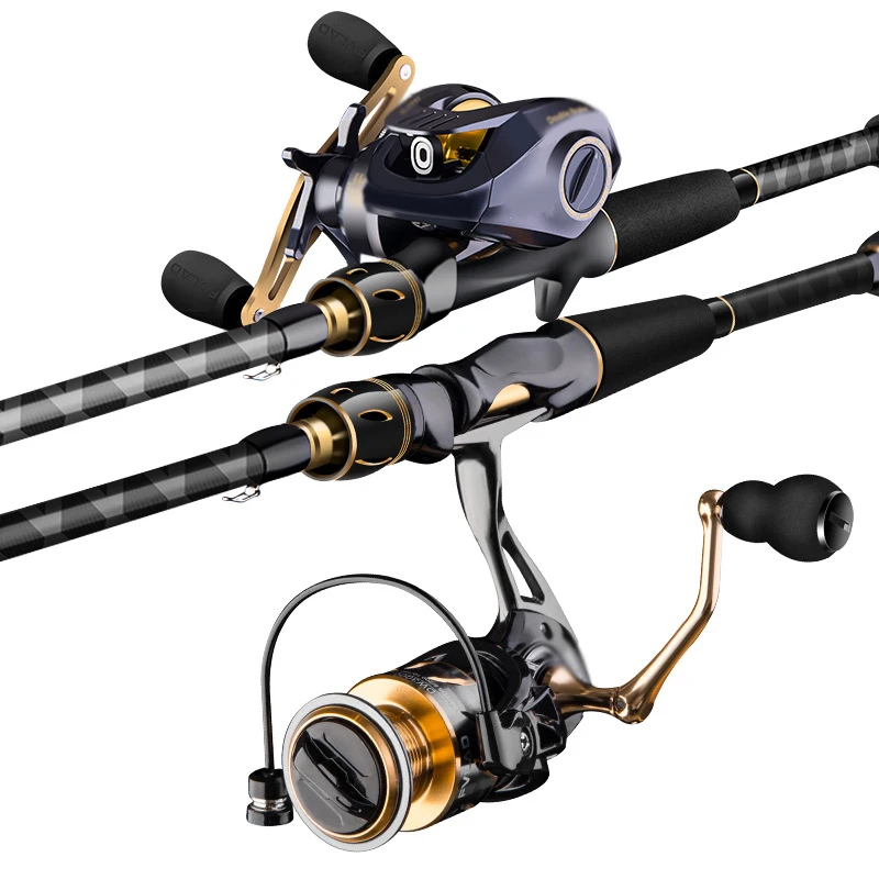 Alocs M/MH 2 Section Ultra Light vara de pesca Travel Beach Casting Spinning Rod Carbon Fiber Carp Fly Fishing Pole Rods