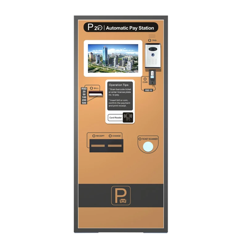 Suppliers New Design Hot Sale Automatic pay station for Vertical Parking car park with parking management software