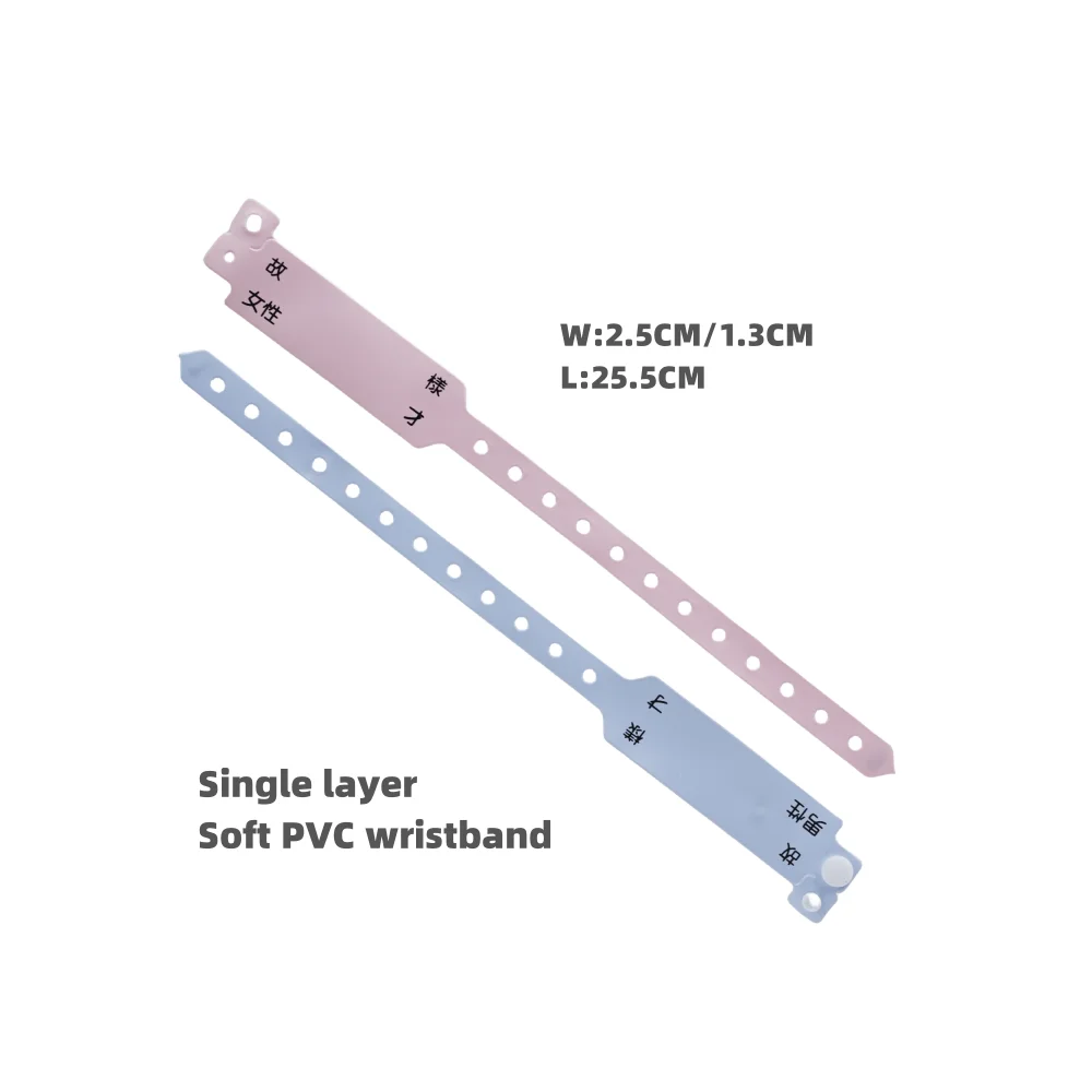 Bestom Customised Logo Fabric Wrist bands Promotional Bracelets for One Time Use Various Wristbands with Customised Logo No MOQ