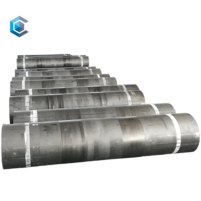 
High bulk density uhp graphite electrode 700 mm with 4TPI nipples for EAF steel making 