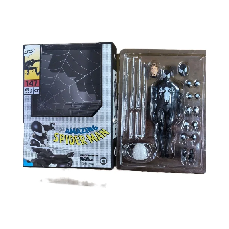 Hot Selling CT Factory 147 Amazing Venom Spiderman Action Figure Super Hero PVC Model Toy with Replaceable Parts