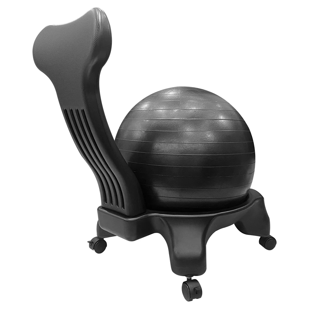 
Yoga ball chair inflatable anti burst stability ball office gym chair 