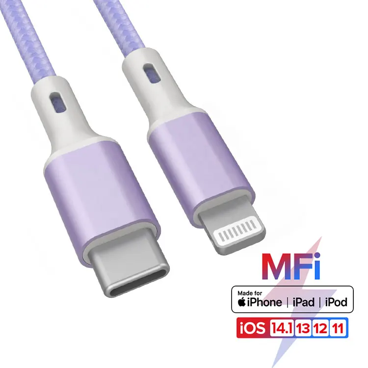 OEM Original C94 Chip PD 18W MFI Certified Lighting Charging Cable Data Cable For ipad iphone MacBook USB C To Lighting Cable