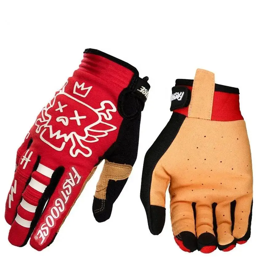 Full Finger All Seasons Bicycle Motorcycle Riding Gloves Gel Padded Shock-Absorbing Motorcycle Mountain Bike Gloves